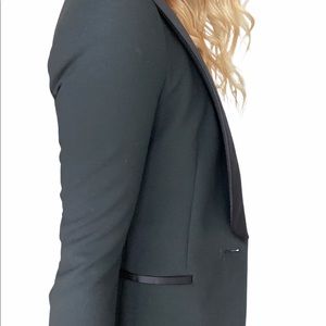 ZARA Black Tuxedo Jacket Shawl Collar